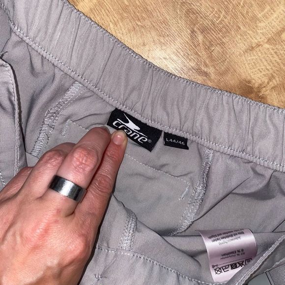 Crane Athletic Gray Buckle Italian Skirt Skort, Size US 8 (IT 44/46) - Picture 6 of 13